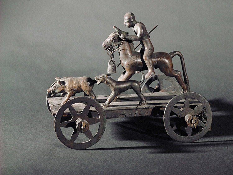 Bronze Age cult wagon miniature, c.ninth-fifth century BC, discovered in Spain.