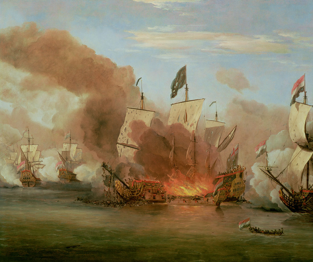 The Battle of Sole Bay.