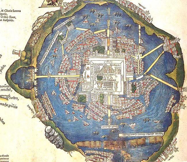 Map of Tenochtitlán