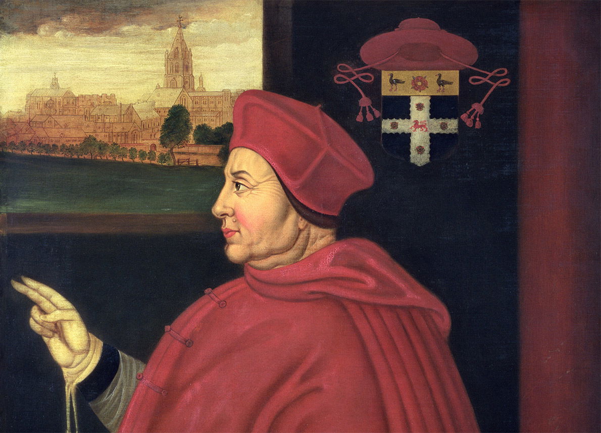 Cardinal virtue: Thomas Wolsey, by Sampson Strong, 16th century. (Bridgeman Images)