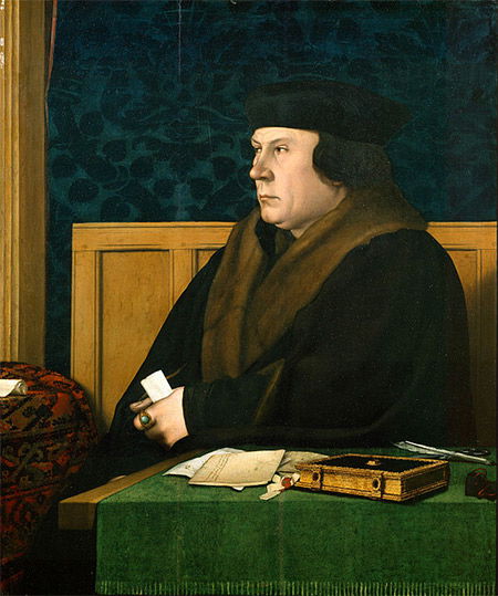 Portrait of Thomas Cromwell, by Hans Holbein the Younger.