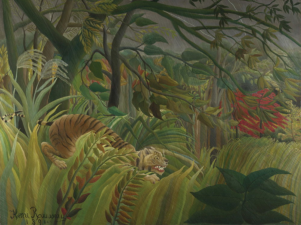 Surprised! by Henri Rousseau, 1891. © Heritage Images/ akg-images.