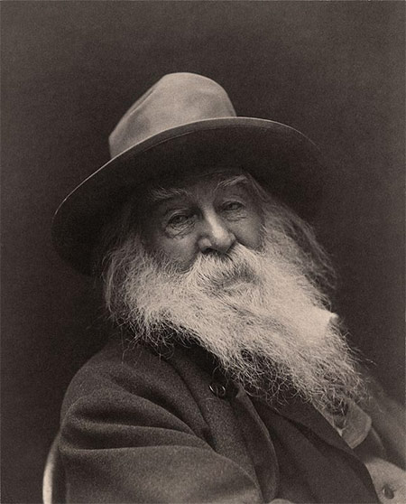 Whitman in 1887.