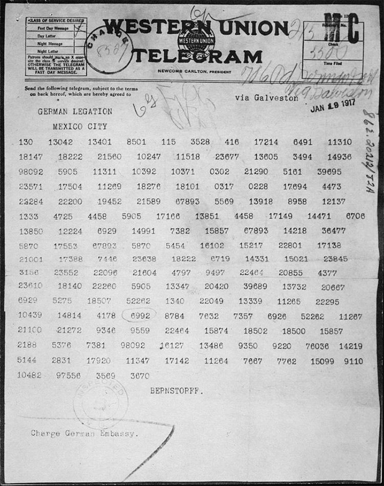 The Zimmermann Telegram 