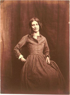 A patient at Surrey County Lunatic Asylum, circa 1850-1858. Photograph by Hugh Welch Diamond.