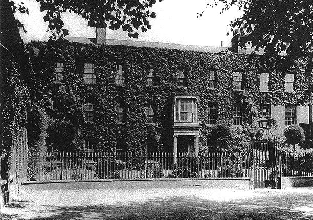 Bethnal Green Asylum, photographed in the 1870s but little changed from its appearance in the 1840s.