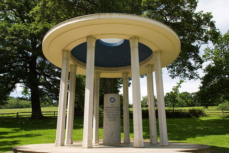 The American Bar Association's Magna Carta memorial at Runnymede.