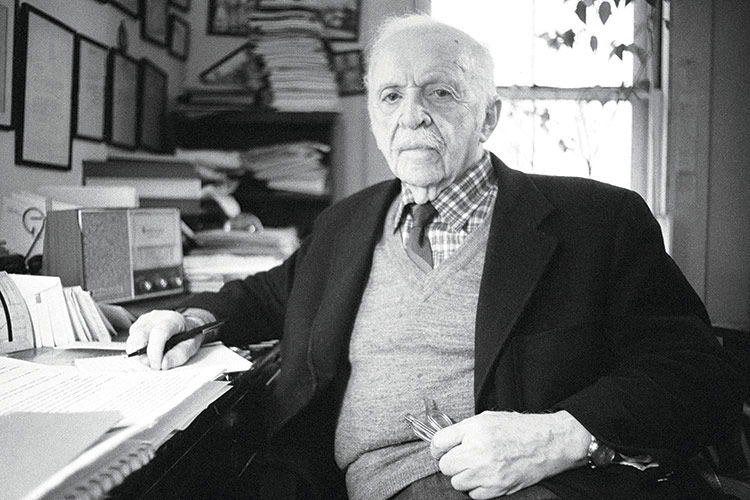 Edward Bernays aged 89, 1981