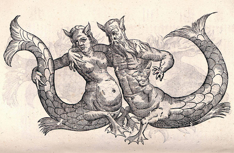 'Monstra Niliaca Parei', from Aldrovandi’s History of Monsters, 1642. 