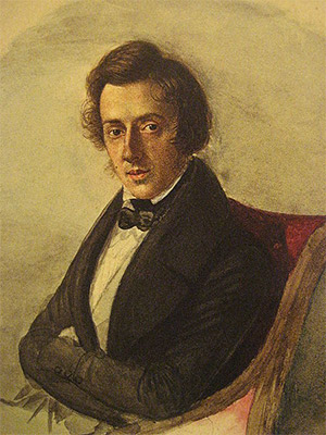 Chopin at 25, by Maria Wodzińska, 1835