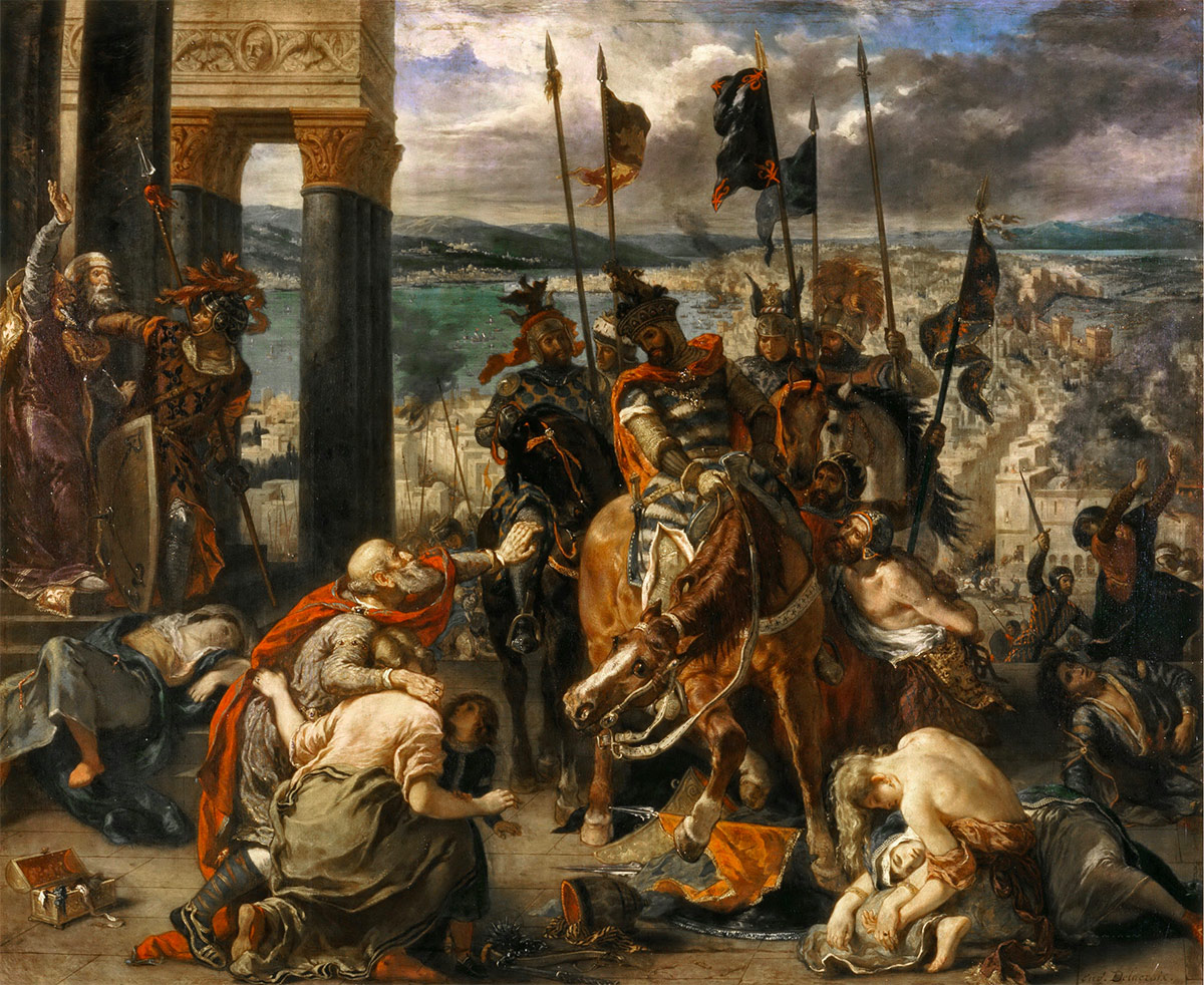 The Entry of the Crusaders in Constantinople, by Eugène Delacroix