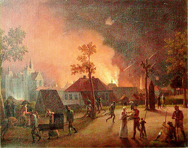 The shelling of Copenhagen, September 1807