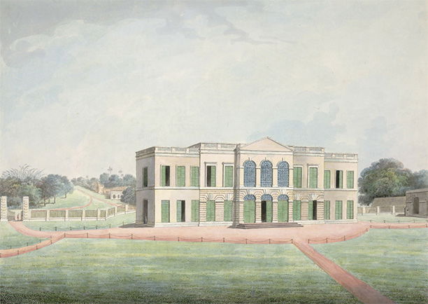 The East India Company's factory at Cossimbazar