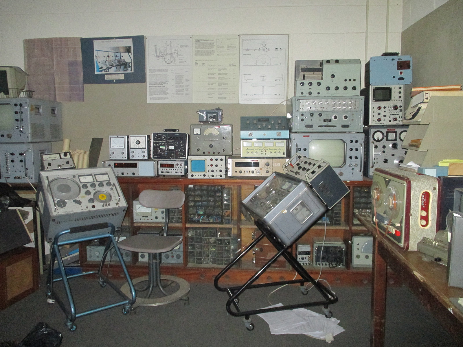 Computer room at Kelvedon Hatch