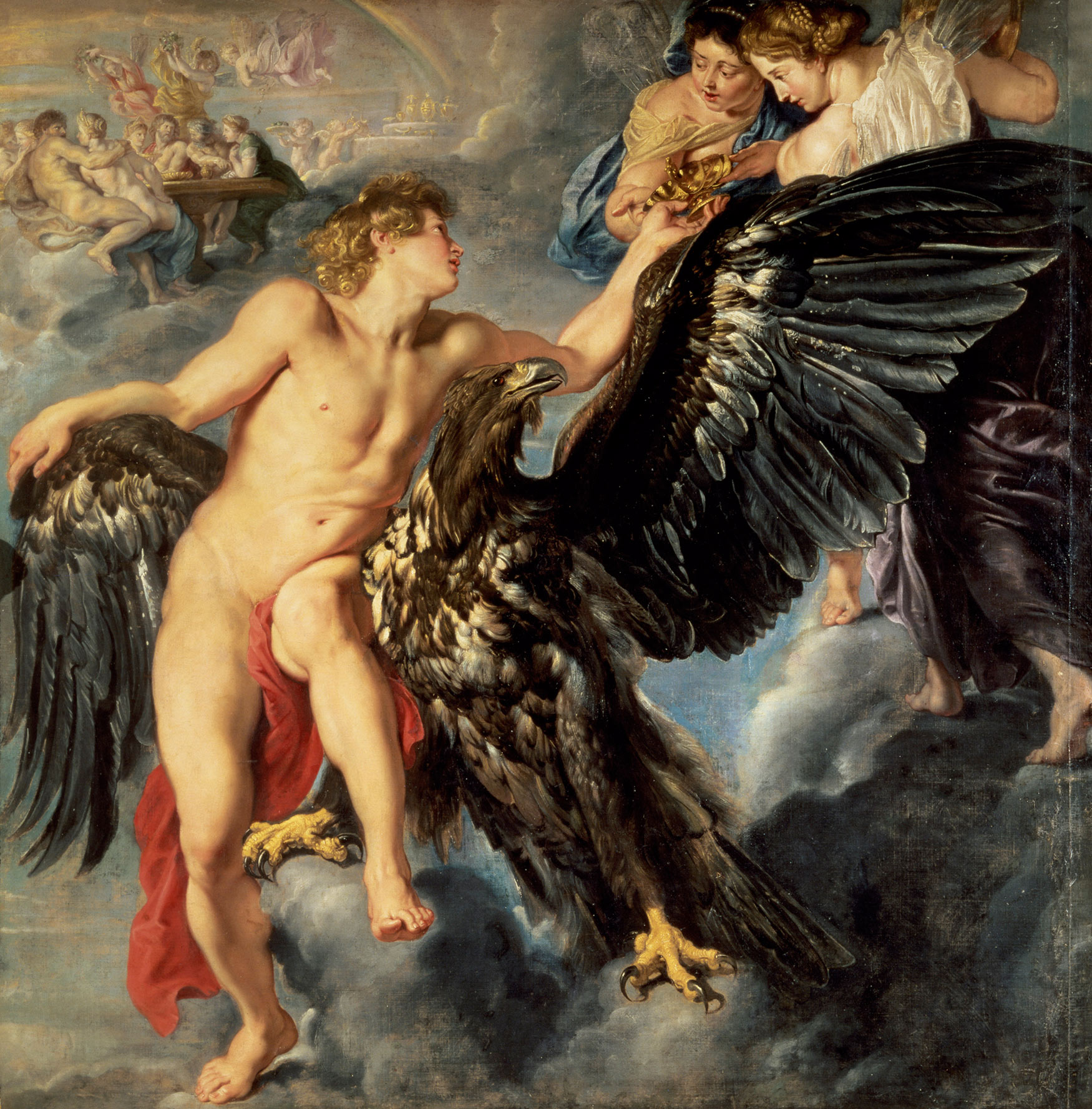 The Kidnapping of Ganymede by Peter Paul Rubens, 1611-12