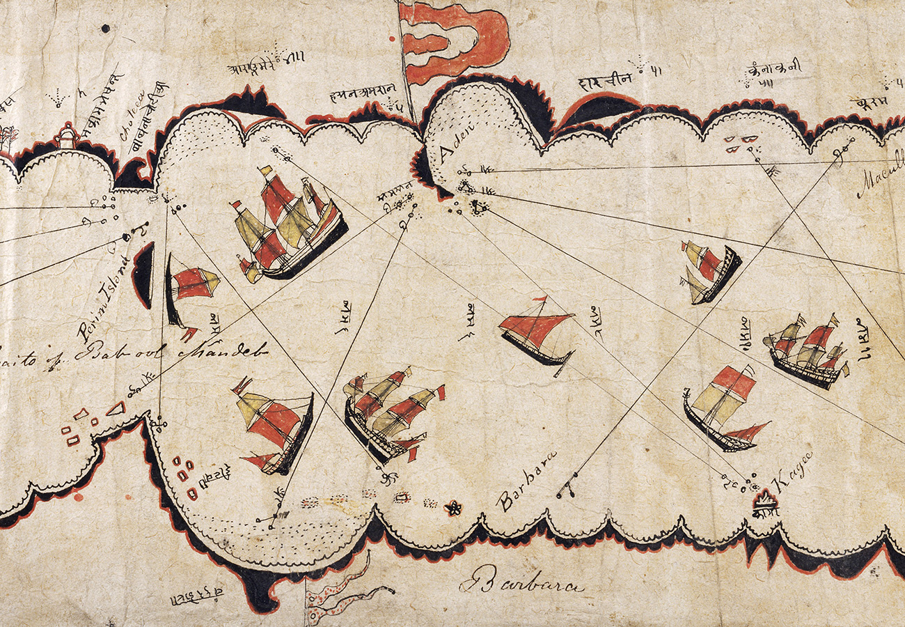 Nautical chart of the Red Sea and the Gulf of Aden, 1800-10.