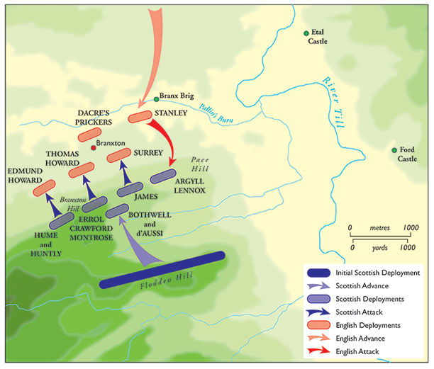 Map of the battle