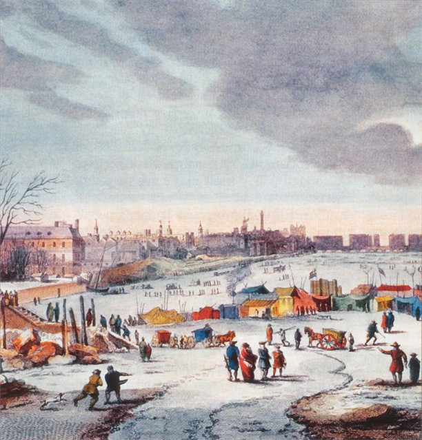 Thames Frost Fair, 1683-84, by Thomas Wyke