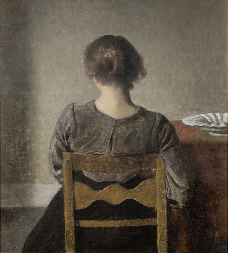 Rest, Wilhelm Hammershøi, 1905.