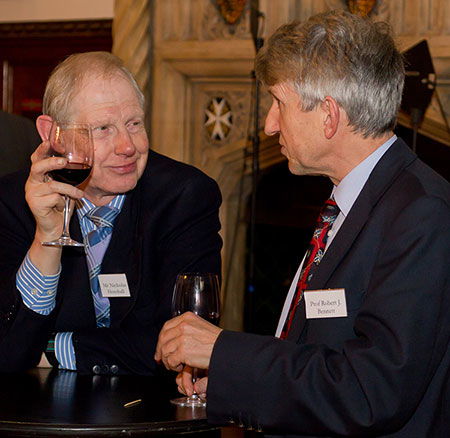 Nicholas Henshall at the History Today awards party, 2013.