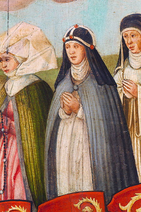 Portrait of Katerina Lemmel from a church panel 