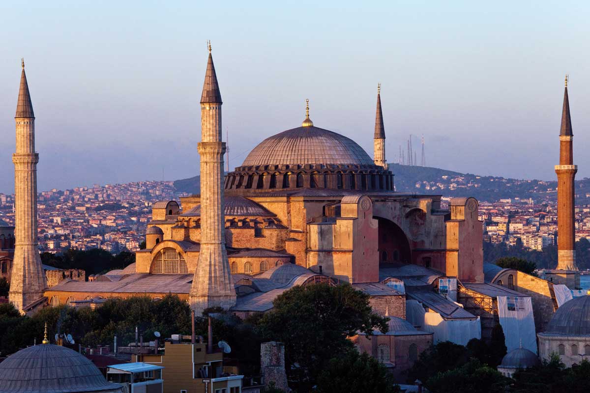 The Hagia Sophia, Istanbul. Alamy.