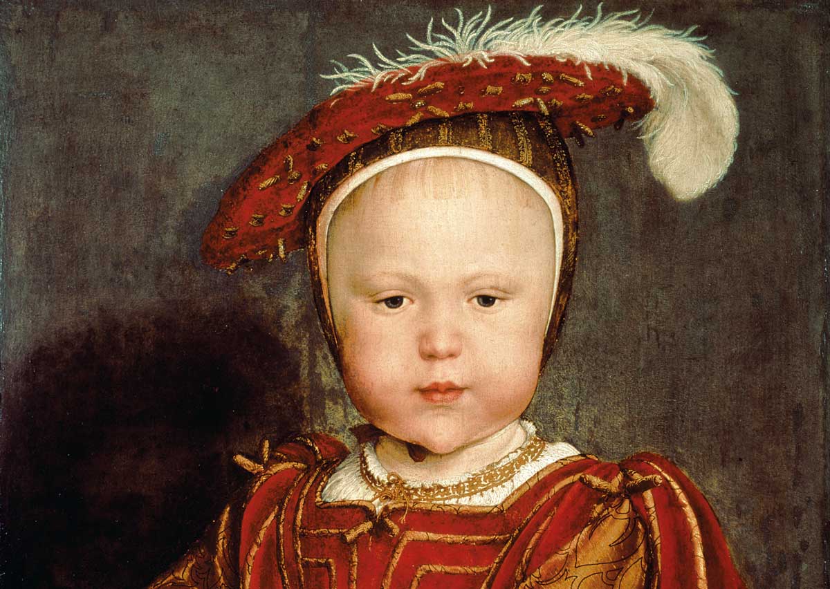 Edward VI as a child, by Hans Holbein the Younger, c.1538 © Bridgeman Images.