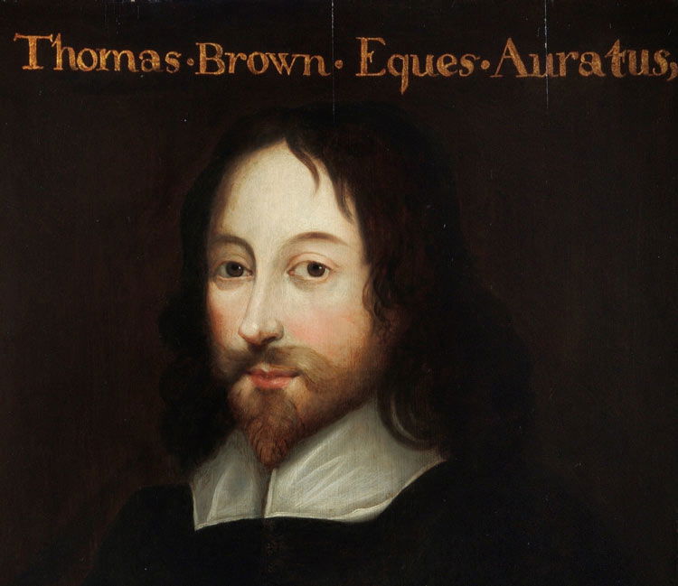 Image of Sir Thomas Browne, courtesy of the the Royal College of Physicians