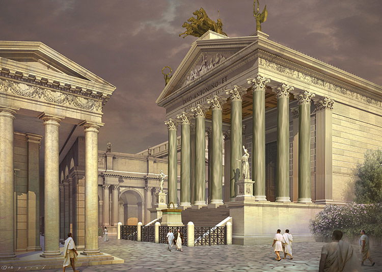 The Temple of Antoninus and Faustina