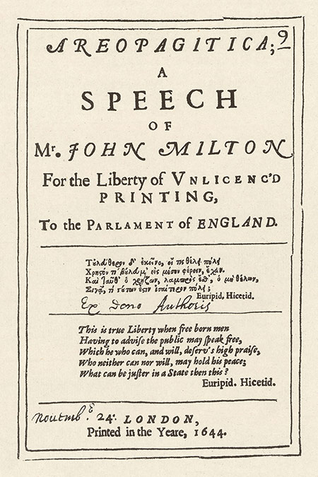 Frontispiece to John Milton
