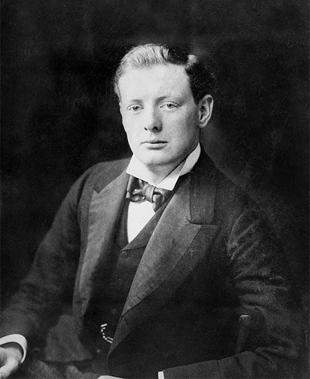 Churchill in 1900