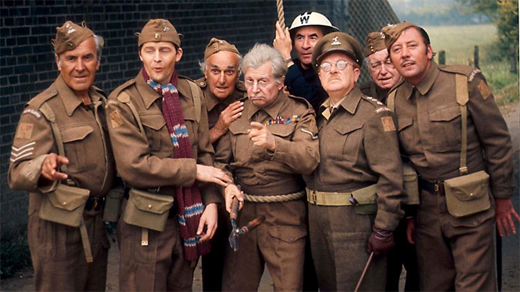 The cast of Dad's Army