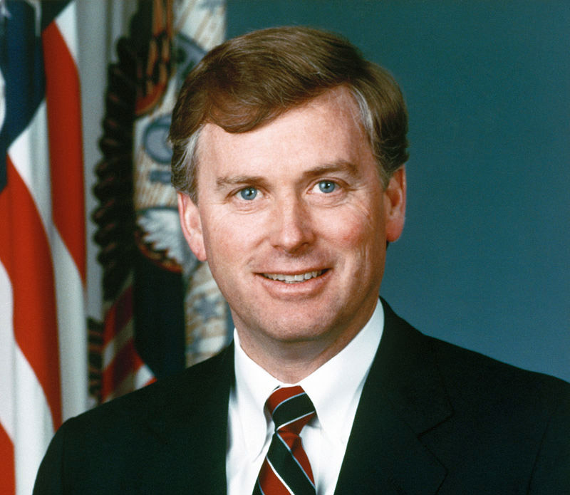 Dan Quayle, vice president from 1988-92