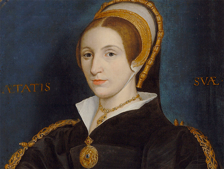 Dedicated: portrait of a lady identified as Catherine Howard, Holbein the Younger