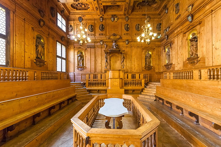 Theatre of death: the anatomical theatre in the Archiginnasio, Bologna