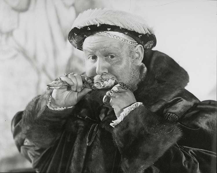 Tudor chicken: Charles Laughton in The Private Life of Henry VIII, 1933