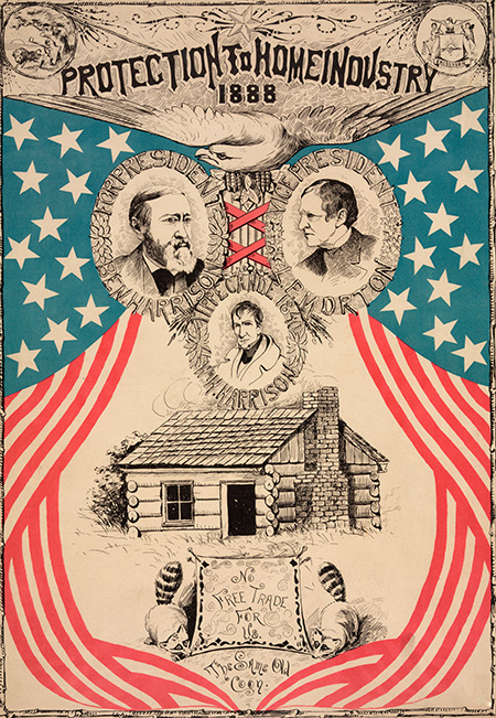 Home front: a US anti-free trade poster from 1888