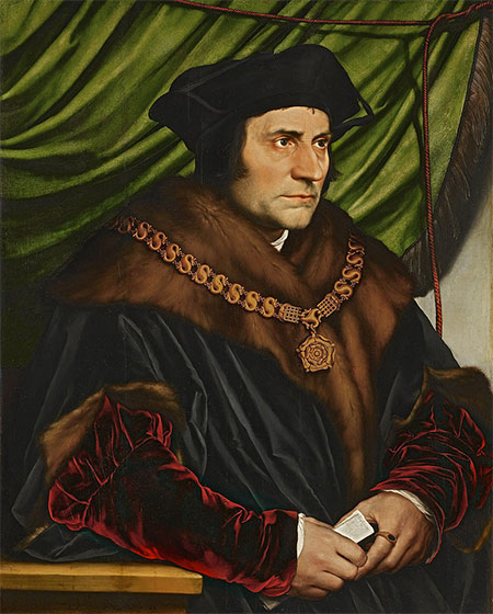 Sir Thomas More, by Hans Holbein the Younger, 1527