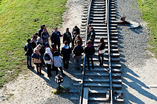 Students visit Birkenau