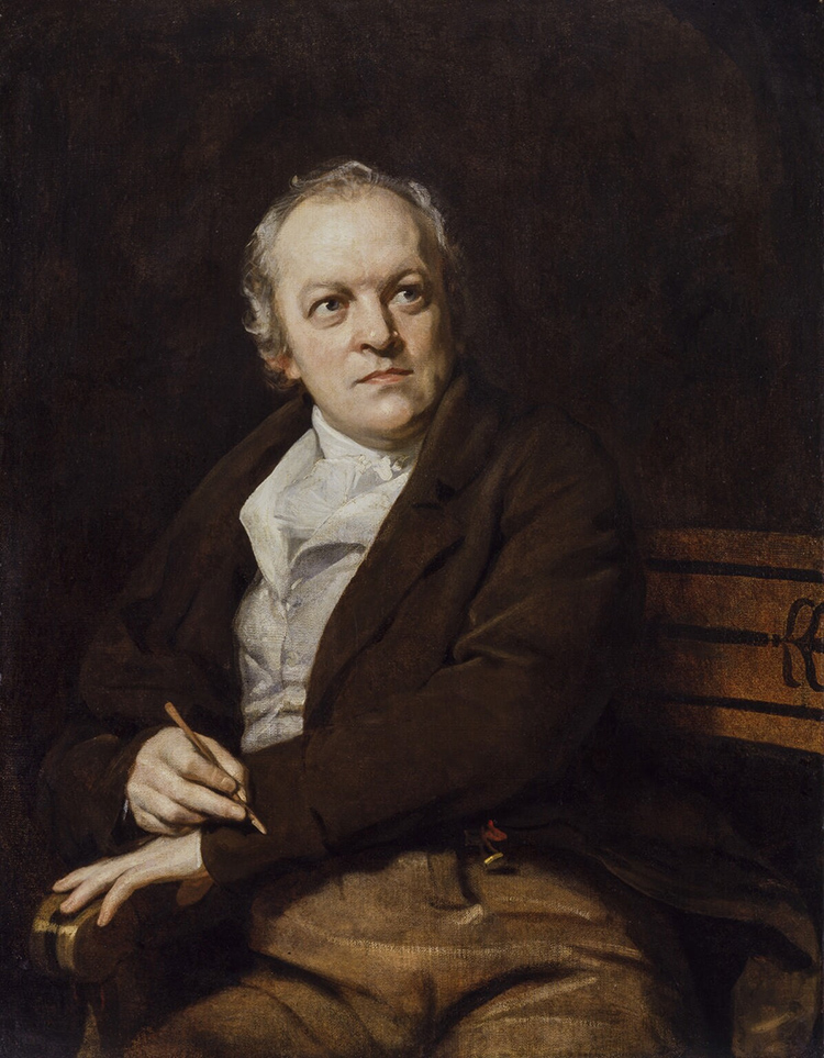 Portrait of William Blake by Thomas Phillips, 1807.