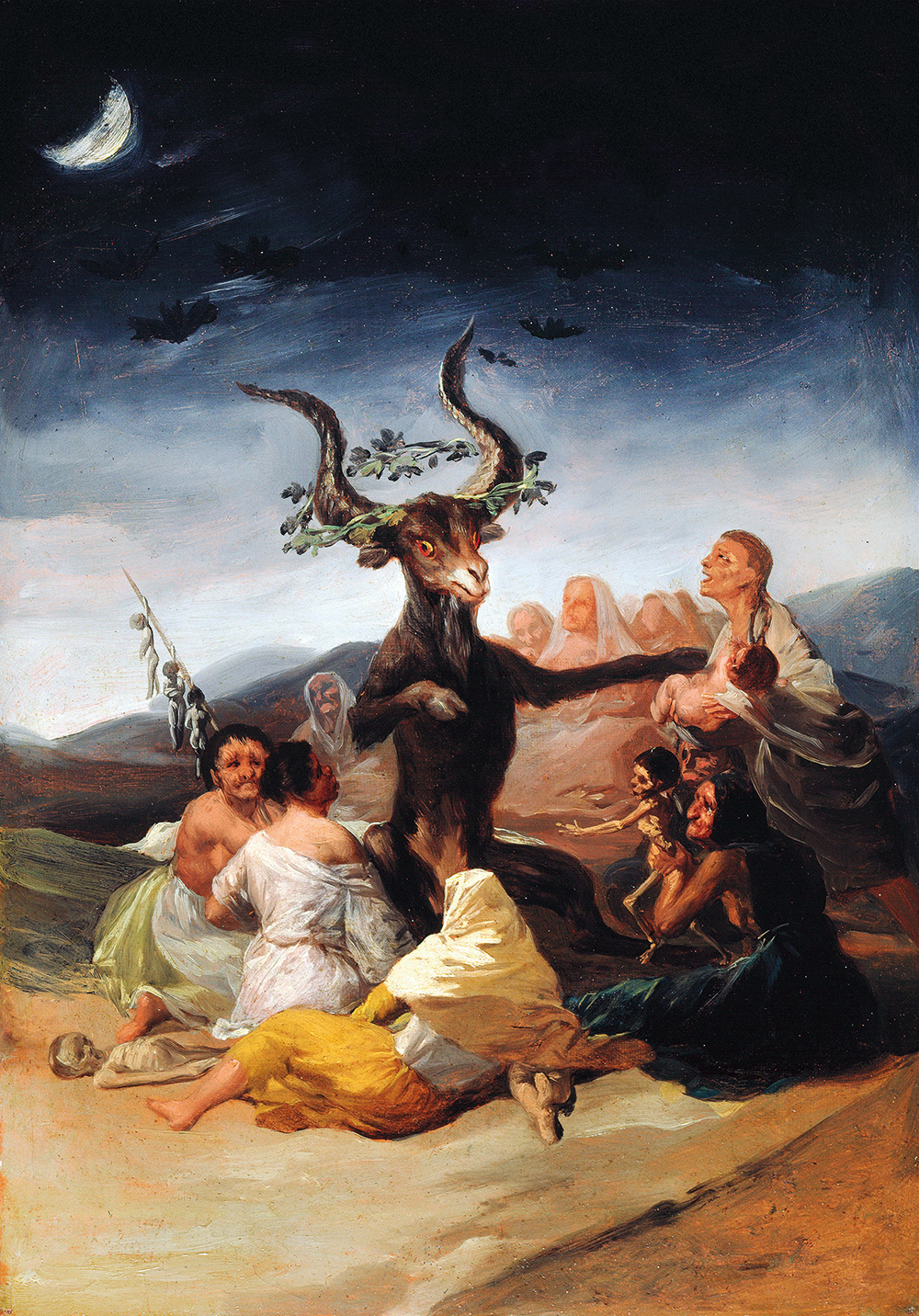 Witches’ Sabbath, by Francisco Goya, 1798.