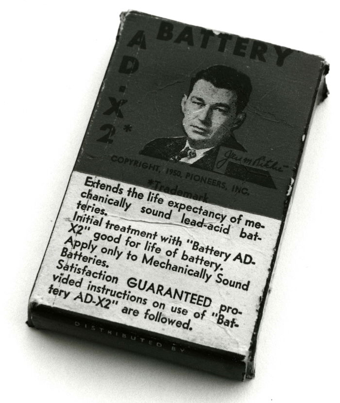 A package of AD-X2, showing Jess M. Ritchie, 1950. National Institute of Standards and Technology. Public Domain.