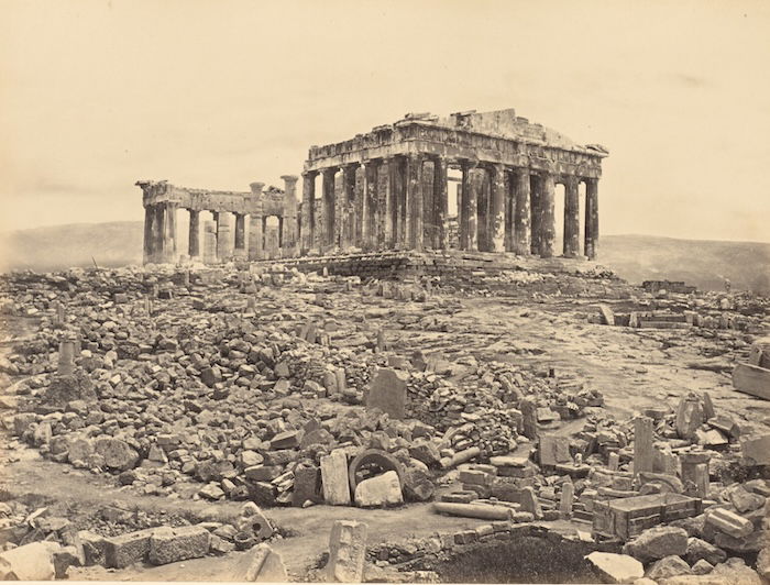 Athens, the Acropolis and Parthenon, by Francis Frith, c.1860. J. Paul Getty Trust. Public Domain.