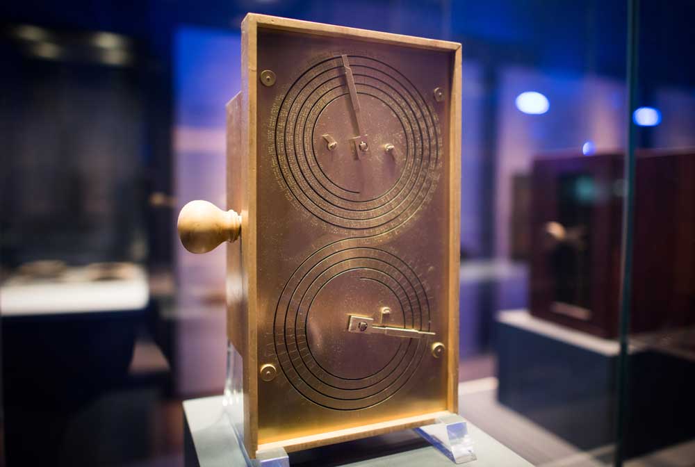 Michael Wright’s model of the Antikythera Mechanism, 2009.