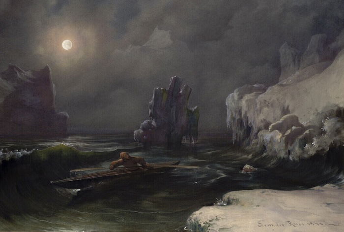 Arctic Sea, Leander Russ, 1843. Albertina. Public Domain.