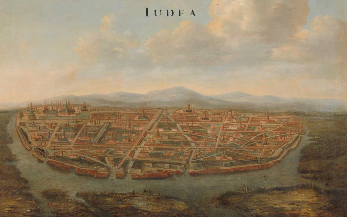 View of Judea, the Capital of Siam, Johannes Vinckboons (attributed to), c. 1662 - c. 1663