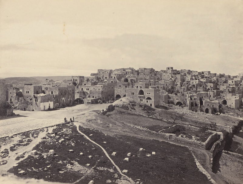 Bethlehem, from the Latin convent, Francis Frith, 1858. J. Paul Getty Museum, Los Angeles. Public Domain.
