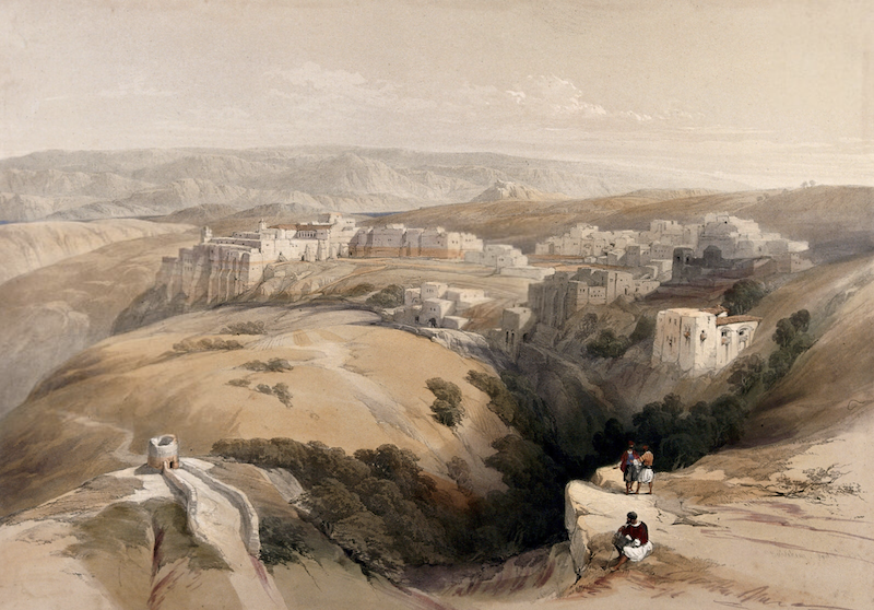 Bethlehem, coloured lithograph by Louis Haghe after David Roberts, 1843. Wellcome Collection. Public Domain.