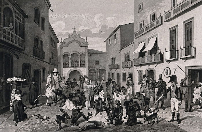 A street scene in Pernambuco, after Auguste Earle, 5 April 1824. Wellcome Collection. Public Domain.