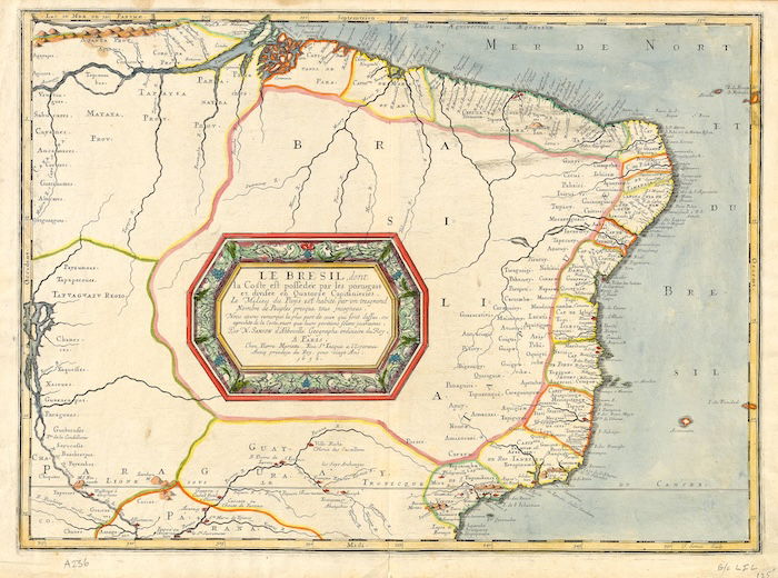 , by Nicolas Sanson, 1656. John Carter Brown Library. Brown University. Public Domain.